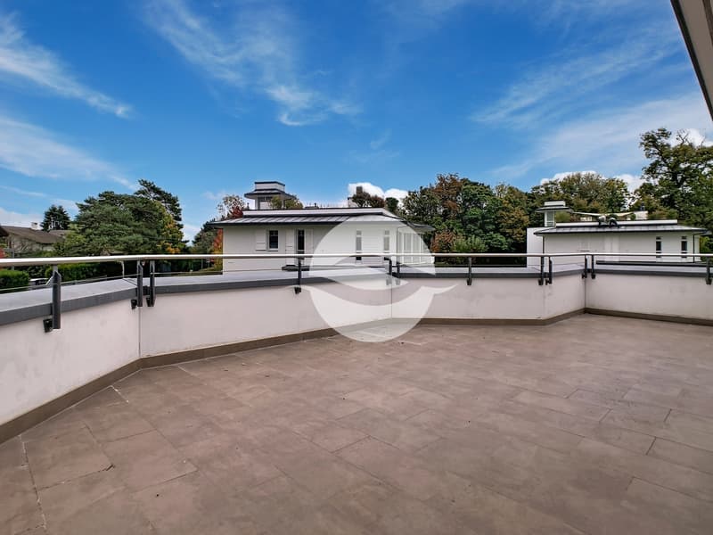 Terrasse accessible de la cuisine et de la pièce de vie