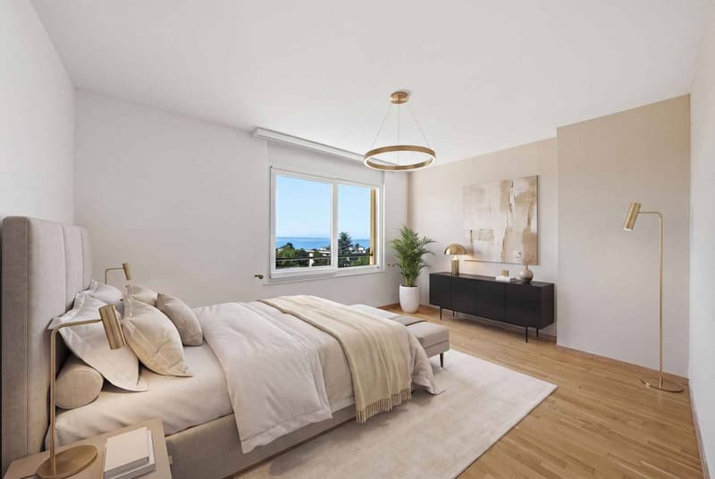Duplex de standing de 7.5 pièces offrant une vue sur le Léman et les Alpes (7)