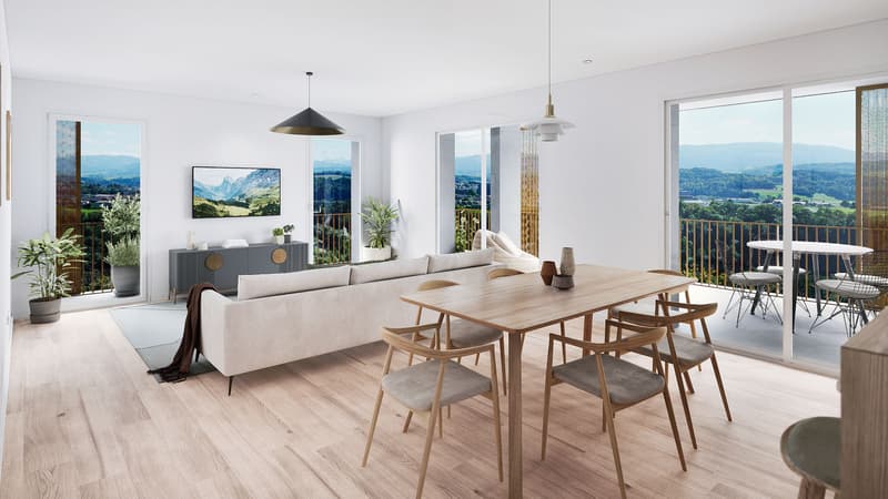 Appartement de 4,5 pièces au 6e étage - Lot 22 (2)