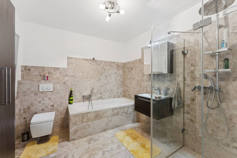 Salle de bain au rez inférieur