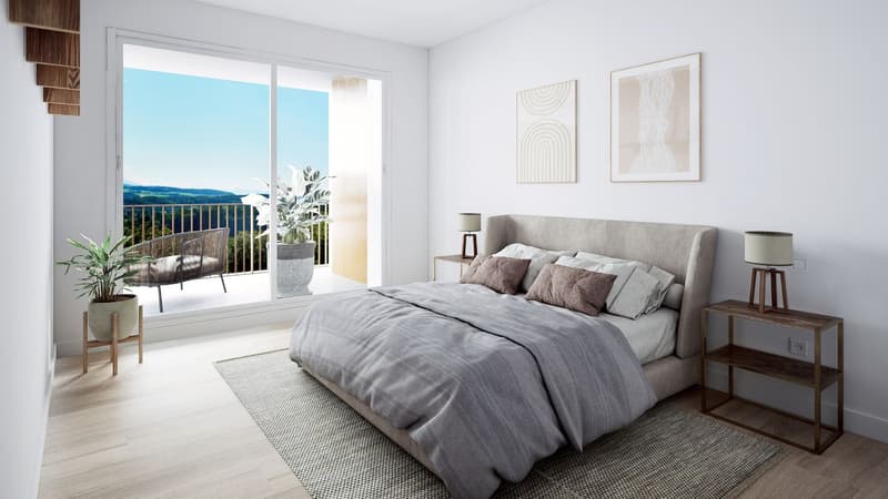 Appartement de 3.5 pièces au rez-de-chaussée - Lot 2 (1)