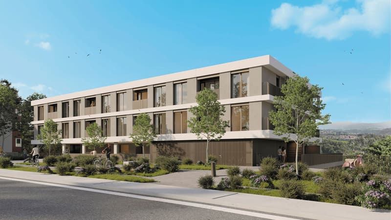 Appartement de 3.5 pièces au rez-de-chaussée - Lot 2 (4)