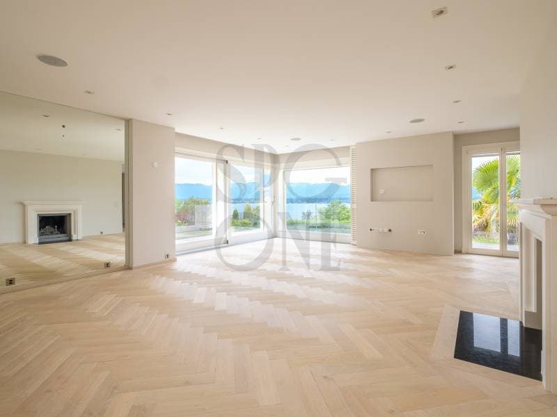 Villa d'exception à Anières avec vue lac (7)