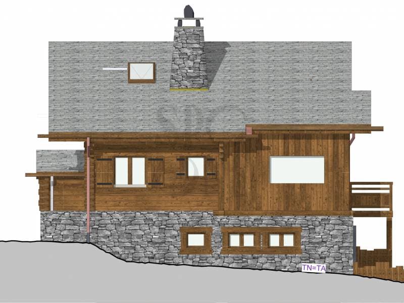 Situé au c?ur de Verbier, chalet en construction (8)