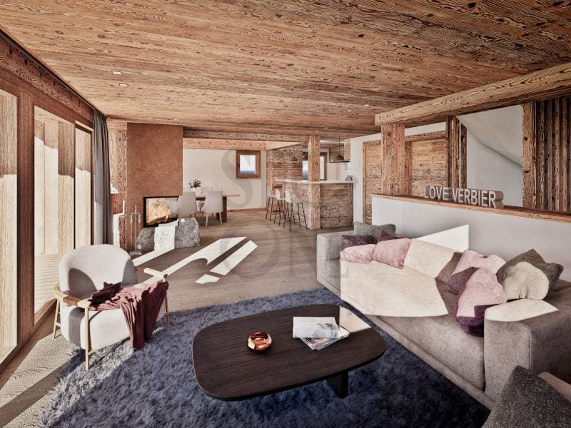 Situé au c?ur de Verbier, chalet en construction (5)