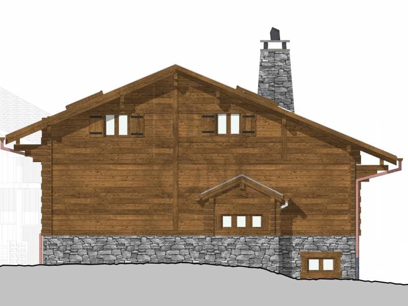 Situé au c?ur de Verbier, chalet en construction (9)