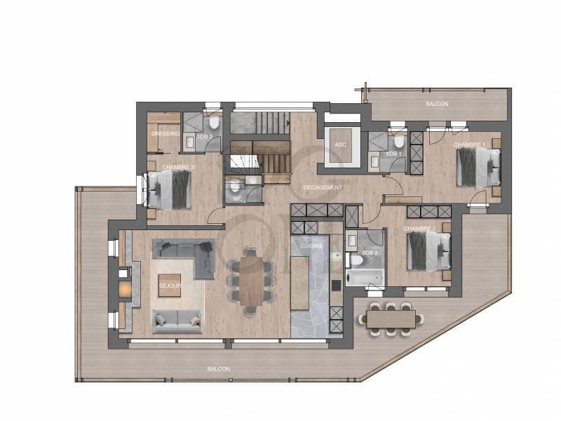 Duplex en attique d'une nouvelle résidence exclusive (6)
