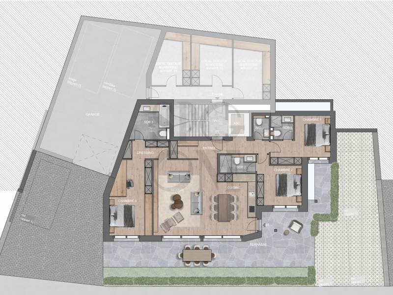 Appartement rez de chaussée dans nouvelle résidence exclusive (5)