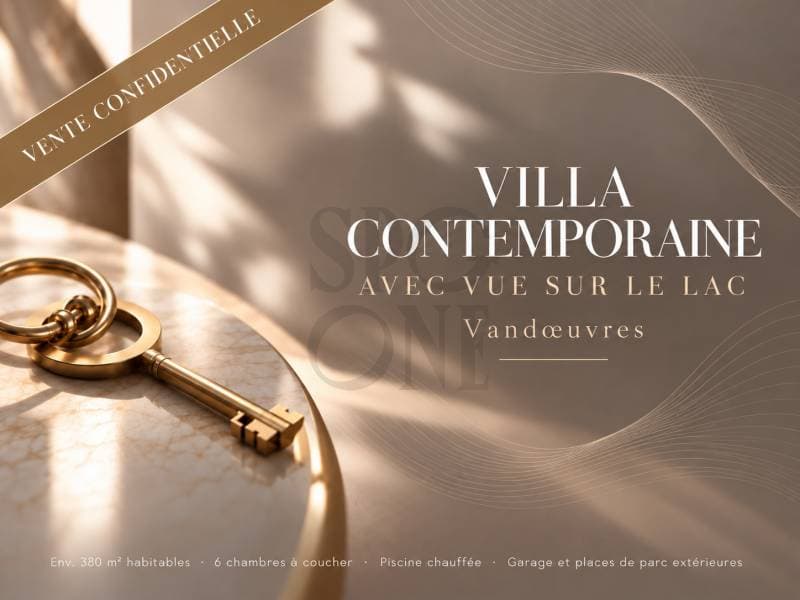 Vente confidentielle: villa contemporaine avec vue sur le lac (1)