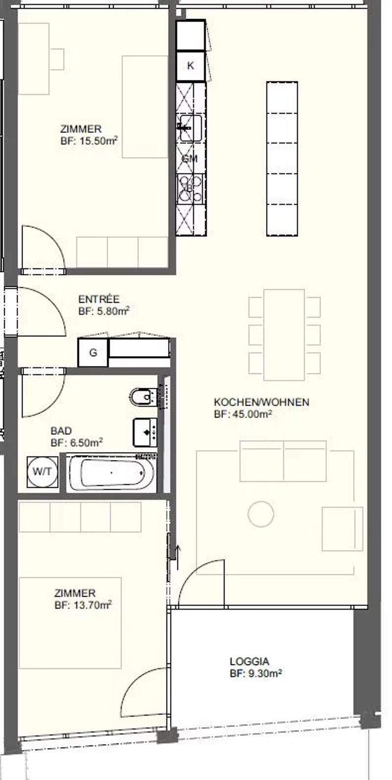 3,5 Zimmer in einem neuen Wohnkomplex in Visp (7)