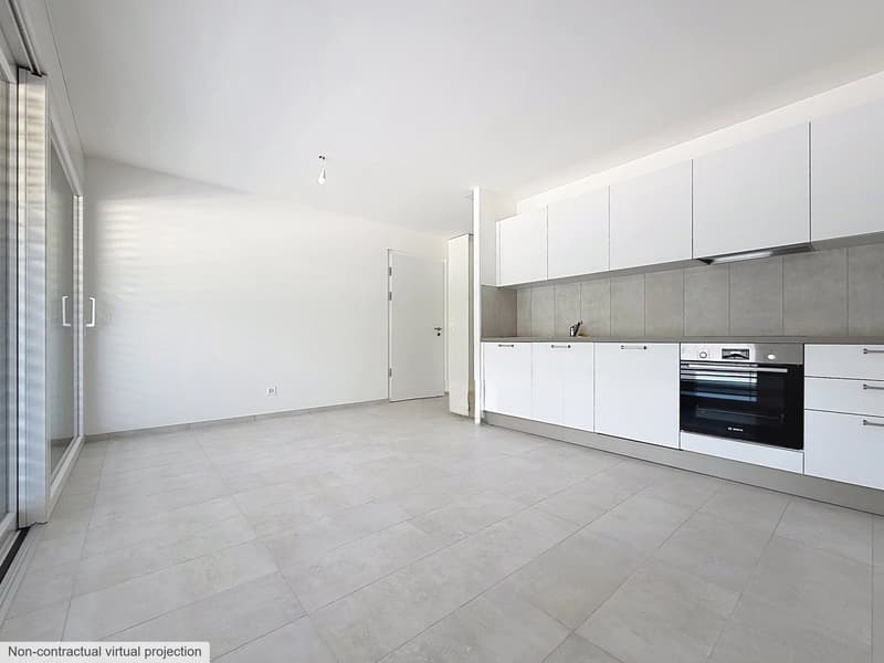 Studio neuf avec balcon à louer à Uvrier (2)