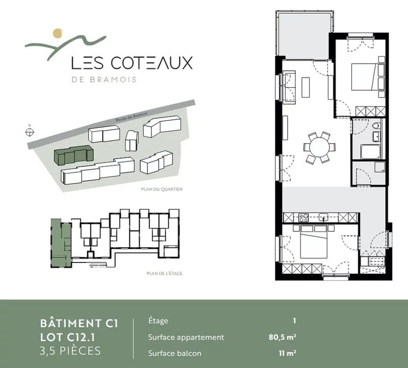3.5 pièces récent à saisir à Bramois (9)