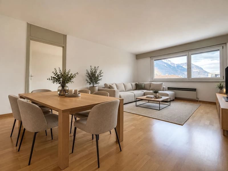 2 pièces au 6ème étage - Centre-ville de Martigny (9)