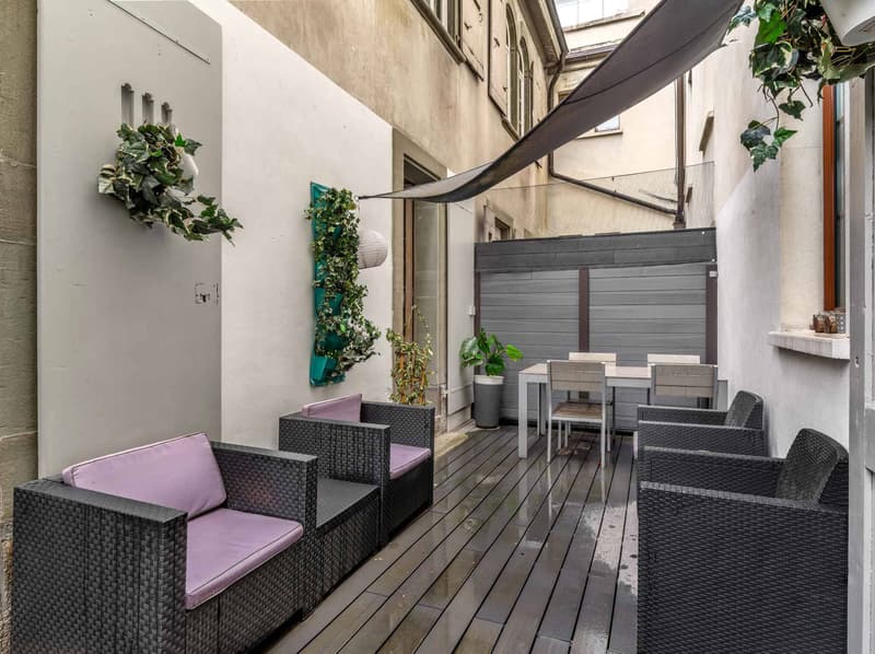 Terrasse / patio privatif de 19 m2