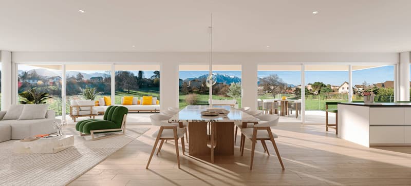 Exceptionnel appartement neuf de 2.5 pièces avec terrasse de 62 m2 avec vue sur les Alpes à vendre La Tour-de-Peilz (1)