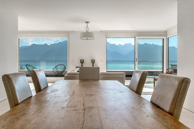 Superbe penthouse avec immense terrasse et vue panoramique sur le lac (3)