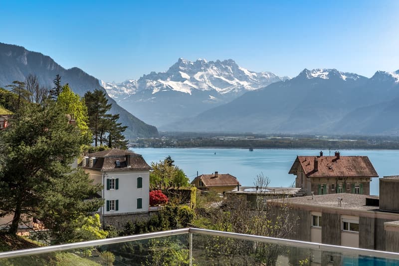 Superbe penthouse avec immense terrasse et vue panoramique sur le lac (8)