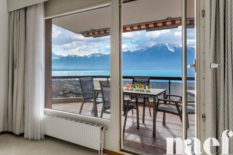 Bel appartement de 4.5 pièces avec une vue imprenable sur le lac à vendre à Montreux (7)