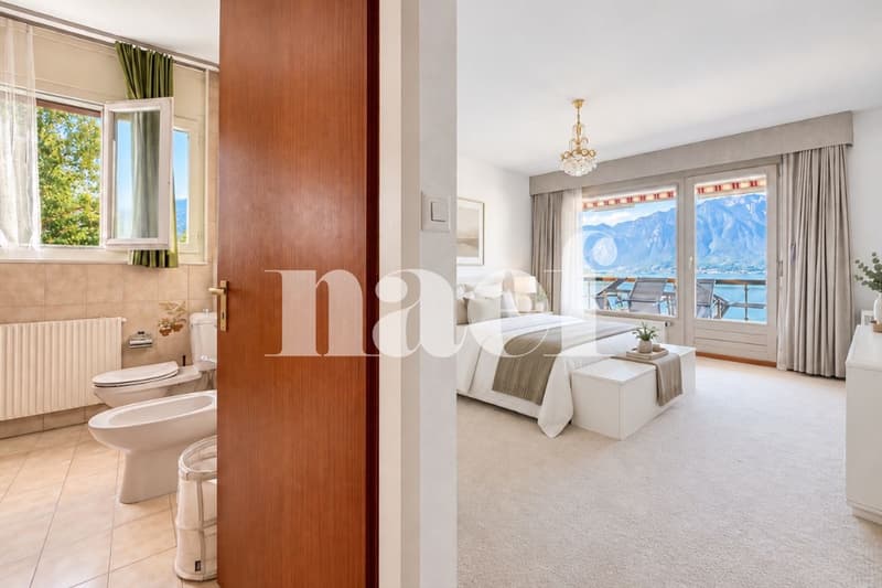Bel appartement de 4.5 pièces avec une vue imprenable sur le lac à vendre à Montreux (9)