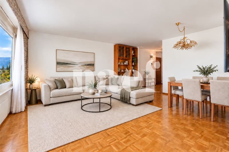 Bel appartement de 4.5 pièces avec une vue imprenable sur le lac à vendre à Montreux (6)