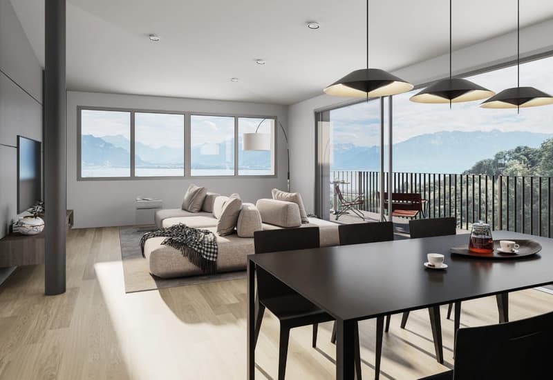 Magnifique appartement en attique de 5.5 pièces (2)