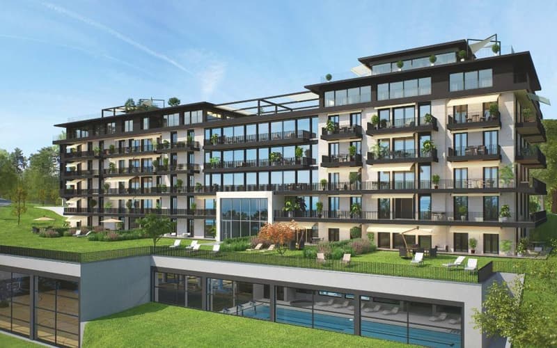 Somptueux appartement neuf en attique de 5.5 pièces avec piscine privative à vendre à Chexbres (5)