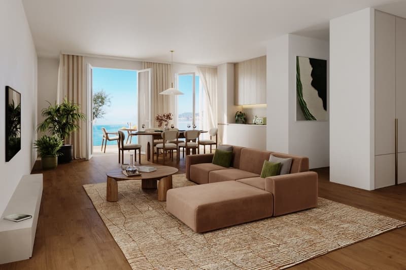 Lot A4 - Appartement neuf de 3.5 pièces au 1er étage à deux pas du lac - Promotion Gran'Rive - A vendre à Villeneuve (4)