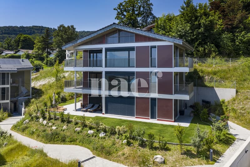 Appartement neuf de 4.5 pièces en attique avec mezzanine et vue spectaculaire sur le lac à vendre à Jongny - Lot D2 (7)