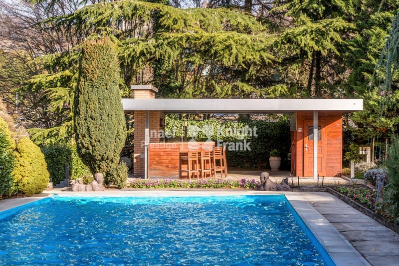 Maison d'architecte de 3 logements avec piscine extérieure à vendre à Chernex / Montreux (7)