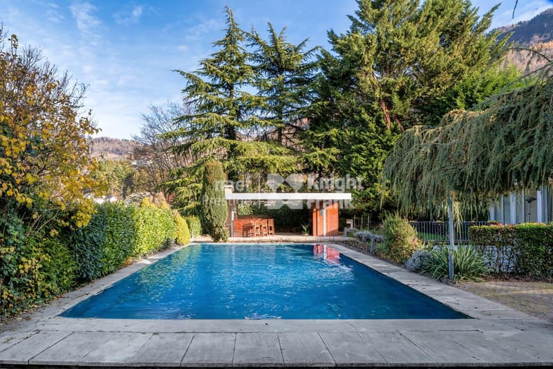 Maison d'architecte de 3 logements avec piscine extérieure à vendre à Chernex / Montreux (6)