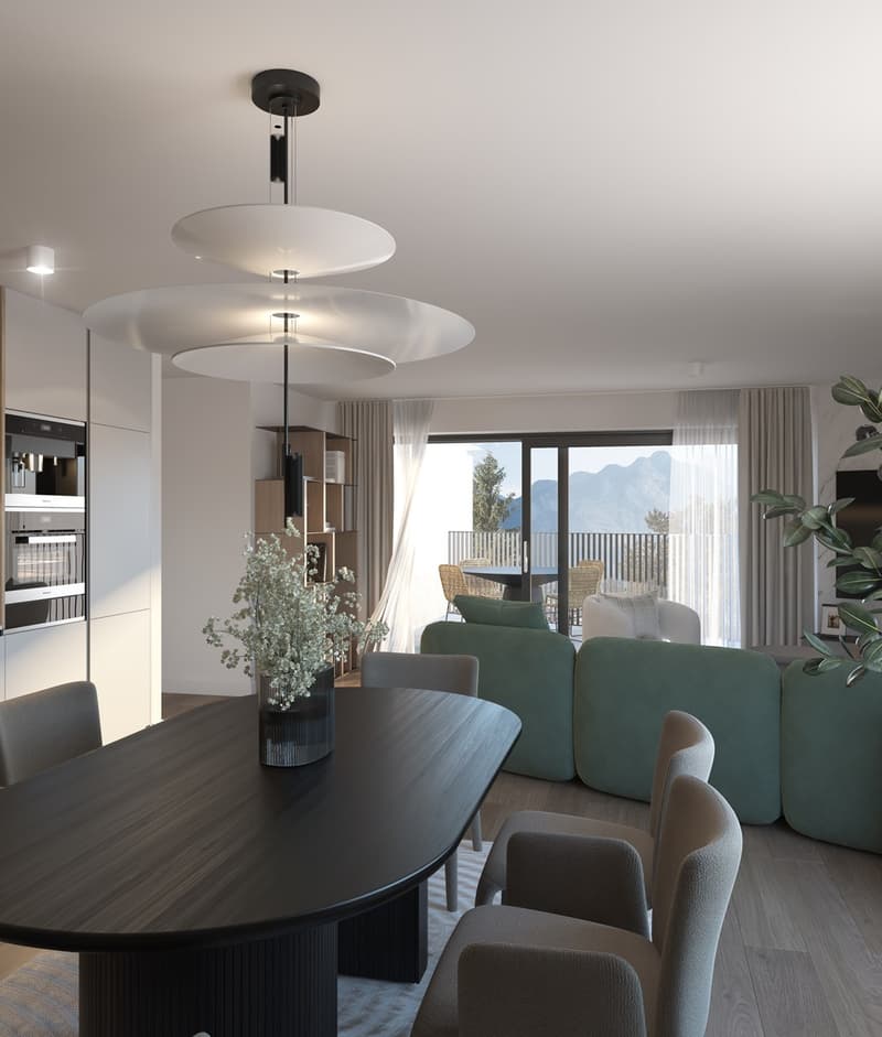 Nouvelle promotion Domaine de Vouvry - Appartement neuf de 3.5 pièces lot A15 à vendre (7)