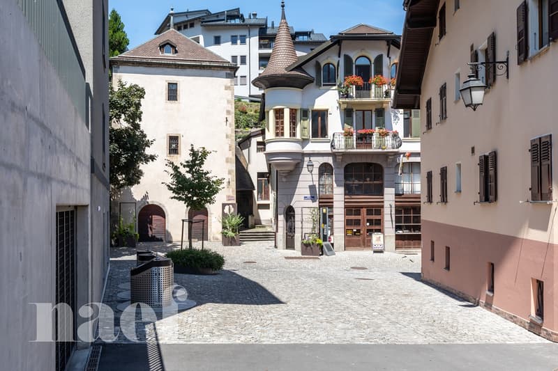Immeuble mixte composé d'une arcade et de 4 logements au centre ville de Monthey (10)