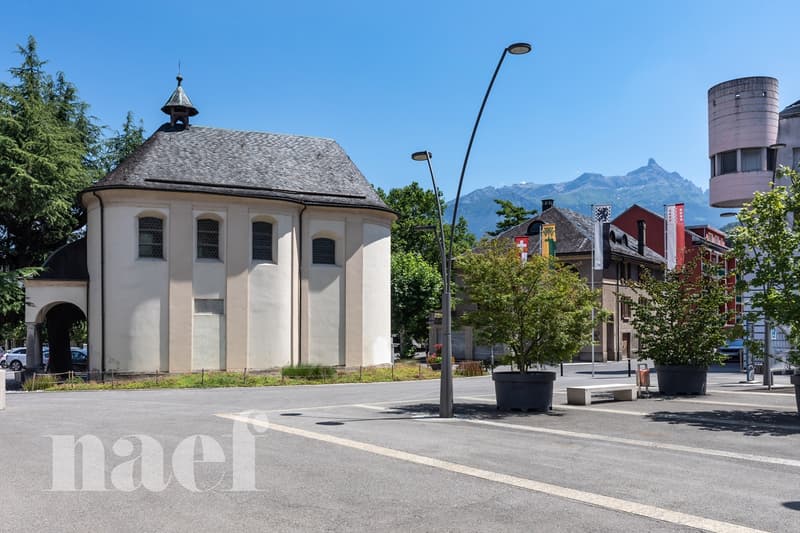 Immeuble mixte composé d'une arcade et de 4 logements au centre ville de Monthey (11)