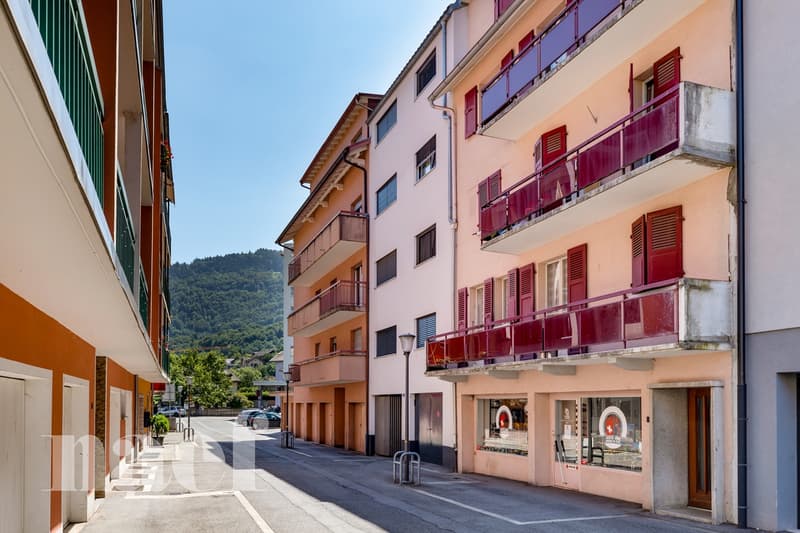 Immeuble mixte composé d'une arcade et de 4 logements au centre ville de Monthey (5)