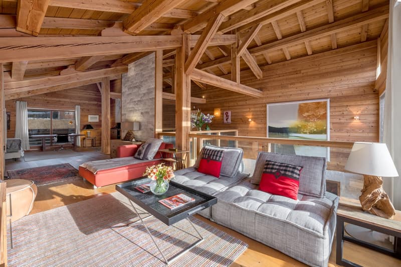 Un chalet Bayrou à vendre dans la région de Villars-sur-Ollon - L'art de la construction alpine de Megève à Crans-Montana (6)