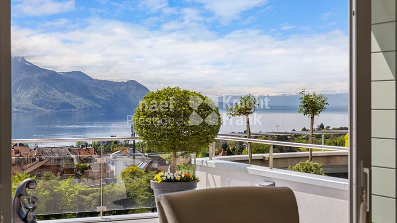 Maison jumelle de 7.5 pièces avec une vue panoramique sur le lac à vendre à Montreux (2)