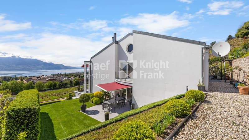 Maison jumelle de 7.5 pièces en triplex avec une vue panoramique sur le lac à vendre à Montreux (4)
