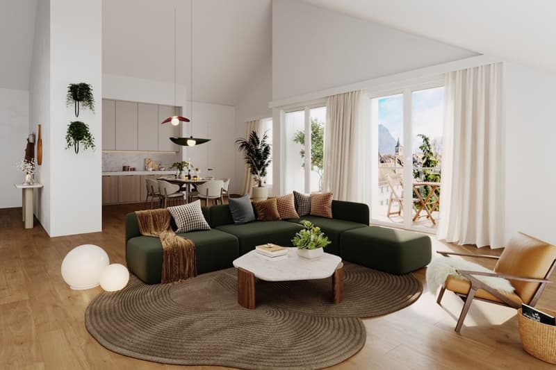 Lot A2 - Appartement neuf de 3.5 pièces au 1er étage à deux pas et vue panoramique sur le lac- A vendre à Villeneuve (4)