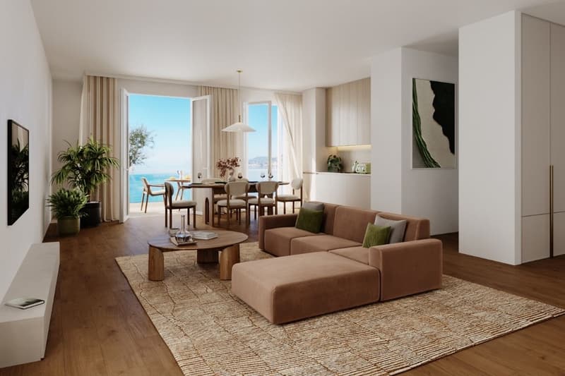 Lot A2 - Appartement neuf de 3.5 pièces au 1er étage à deux pas et vue panoramique sur le lac- A vendre à Villeneuve (3)