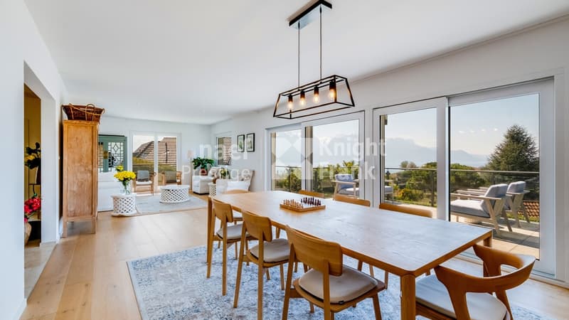 Magnifique villa individuelle de 6.5 pièces avec une vue exceptionnelle sur le lac et les montagnes à vendre à Blonay (7)