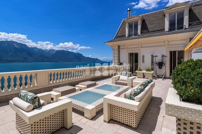 Unique ! Appartement en attique de 8.5 pièces avec une vue exceptionnelle à vendre au coeur de Montreux (1)
