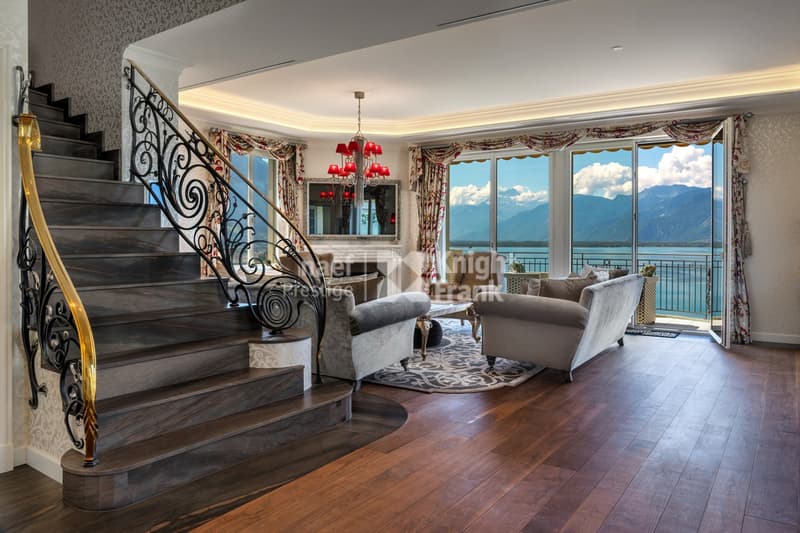 Unique ! Appartement en attique de 8.5 pièces avec une vue exceptionnelle à vendre au coeur de Montreux (4)