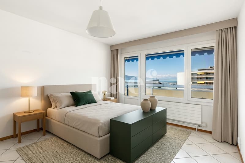 Appartement 4.5 pièces avec vue sur le lac et deux grands balcons à vendre à Corsier-sur-Vevey (9)