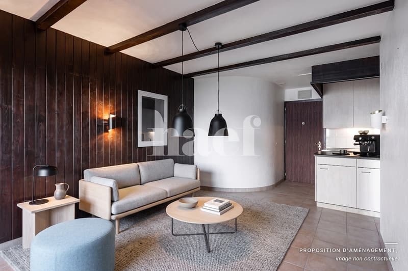 En exclusivité ! Appartement de 2.5 pièces avec vue panoramique sur la plaine du Rhône (6)
