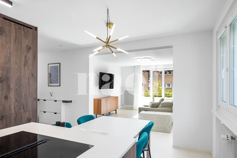 En exclusivité ! Lumineux appartement entièrement rénové de 4.5 pièces à vendre au coeur de Vevey (1)