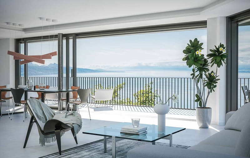 Appartement neuf de 3.5 pièces au 4ème étage avec balcon à vendre à Chexbres (4)