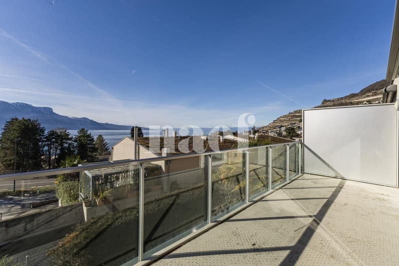 Magnifique maison jumelle à Corseaux avec vue sur lac et montagnes (8)