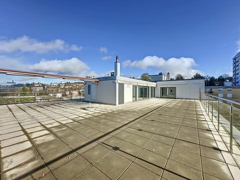 Attique rénové avec terrasse de 191 m2 (2)