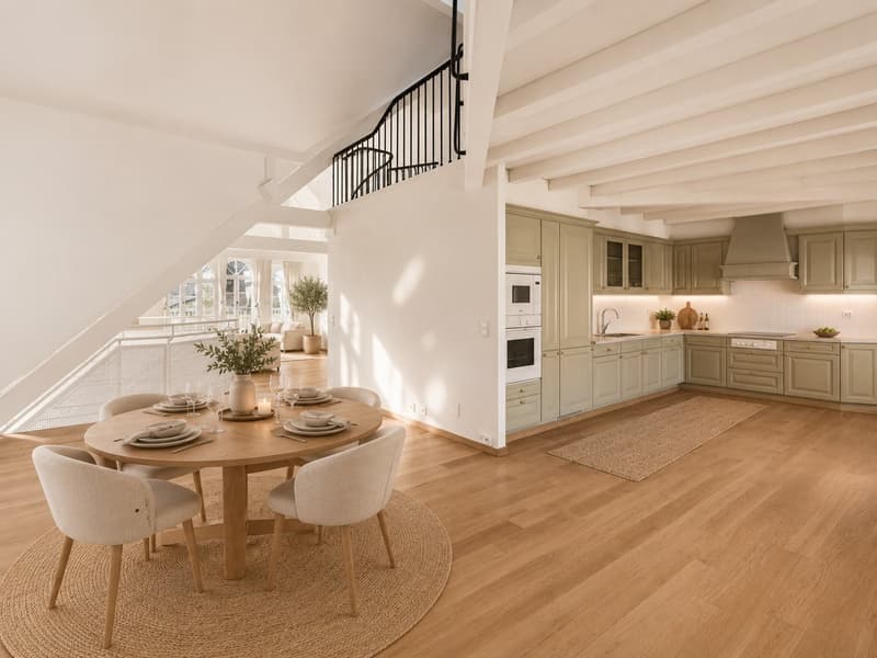 Magnifique duplex de 6 pièces au coeur du bourg d'Aubonne (3)