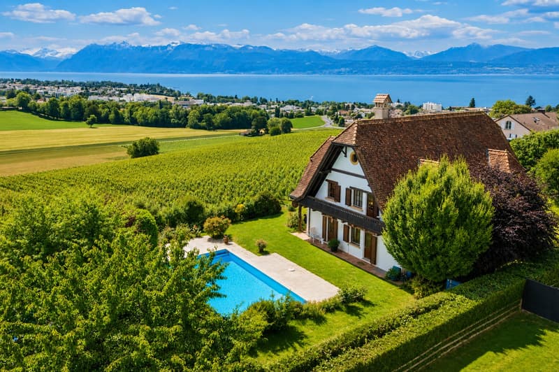 Maison de village avec vue Lac et Mont Blanc (4)